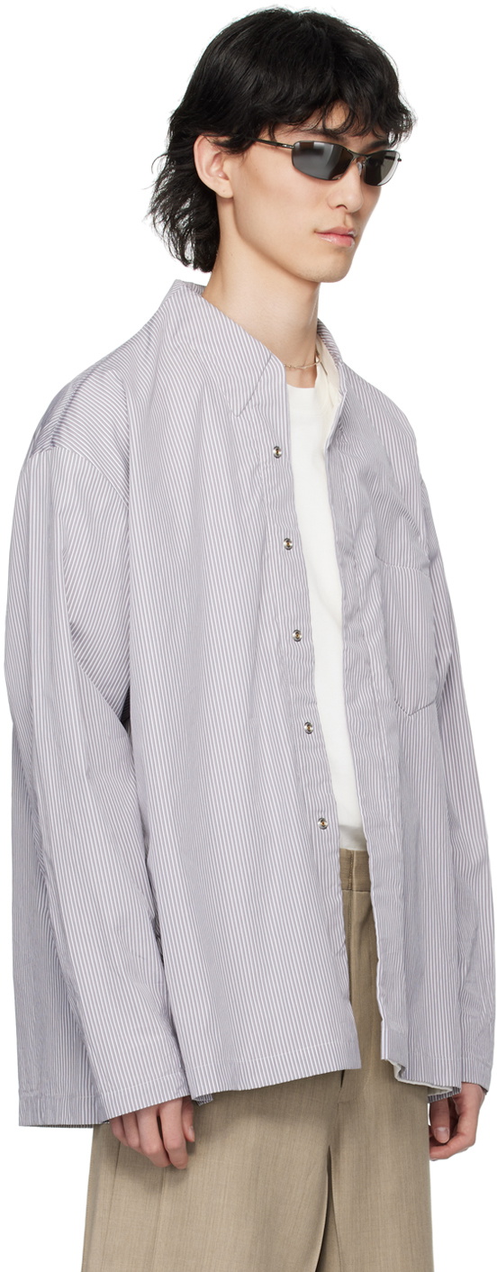 Karmuel Young Gray Molded Shirt