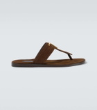 Tom Ford Brighton TF suede thong sandals