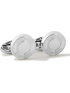 BURBERRY - Logo-Engraved Palladium-Plated Cufflinks