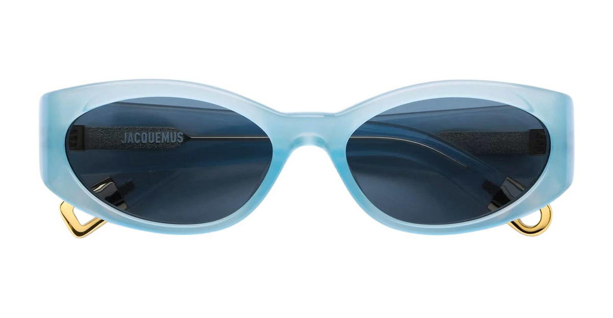 【送料&関税込】Jacquemus Azzurro - Light Blue Sunglasses - Jacquemus Azzurro - Light Blue Sunglasses | italist, ALWAYS