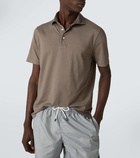 Fedeli Zero cotton jersey polo shirt