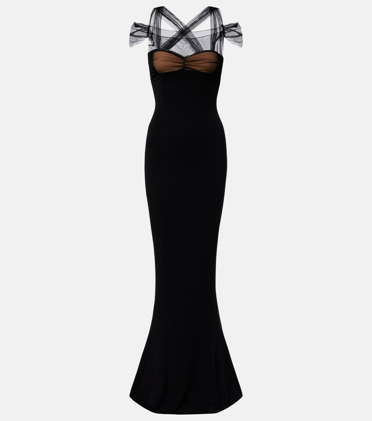 Nensi Dojaka Draped maxi dress