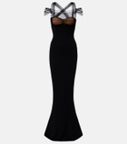 Nensi Dojaka Draped maxi dress