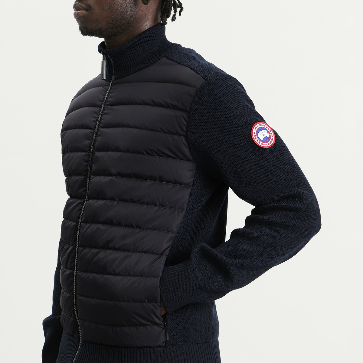 Canada Goose Men's Hybridge Knit Jacket in Nocturne