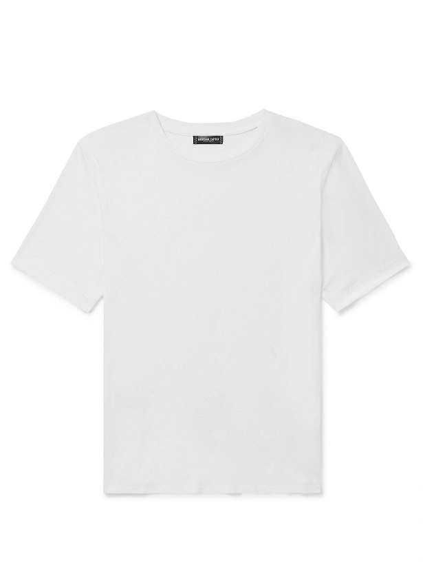 Photo: Frescobol Carioca - Dinis Lyocell, Cotton and Linen-Blend Jersey T-Shirt - White