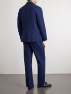 Portuguese Flannel - Atlantico Organic Cotton-Seersucker Suit Jacket - Blue