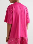 Marni - Logo-Print Cotton-Jersey T-Shirt - Pink