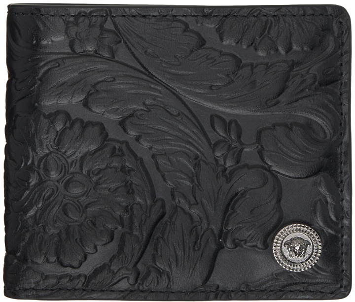 Photo: Versace Black Medusa Biggie Barocco Wallet