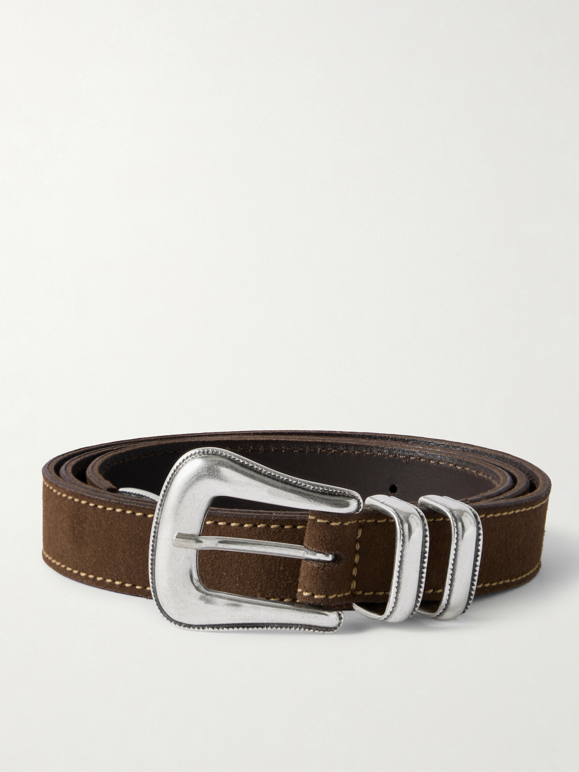 Nudie Jeans - 2.5cm Suede Belt - Brown