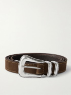 Nudie Jeans - 2.5cm Suede Belt - Brown