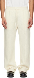Casablanca Off-White Cashmere Terry Sweatpants
