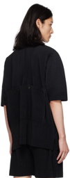 Homme Plissé Issey Miyake Black Flip Shirt