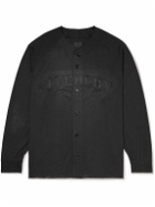 Givenchy - Logo-Embroidered Mesh Shirt - Black
