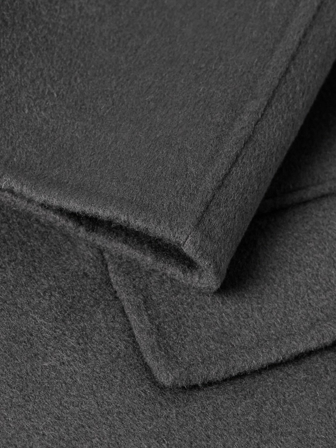 The Frankie Shop - Paxton Wool-Blend Felt Coat - Gray