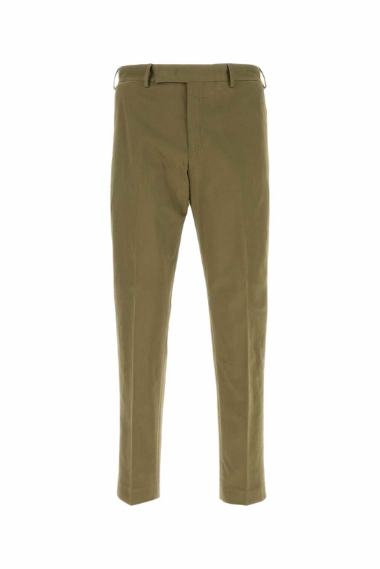 Photo: PT Torino Army Green Stretch Cotton Pant