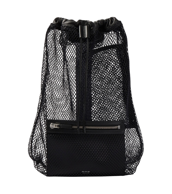 Photo: Tom Ford Leather-trimmed backpack