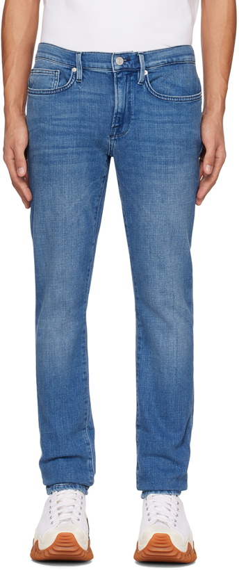 Photo: FRAME Blue 'L'Homme Skinny' Jeans