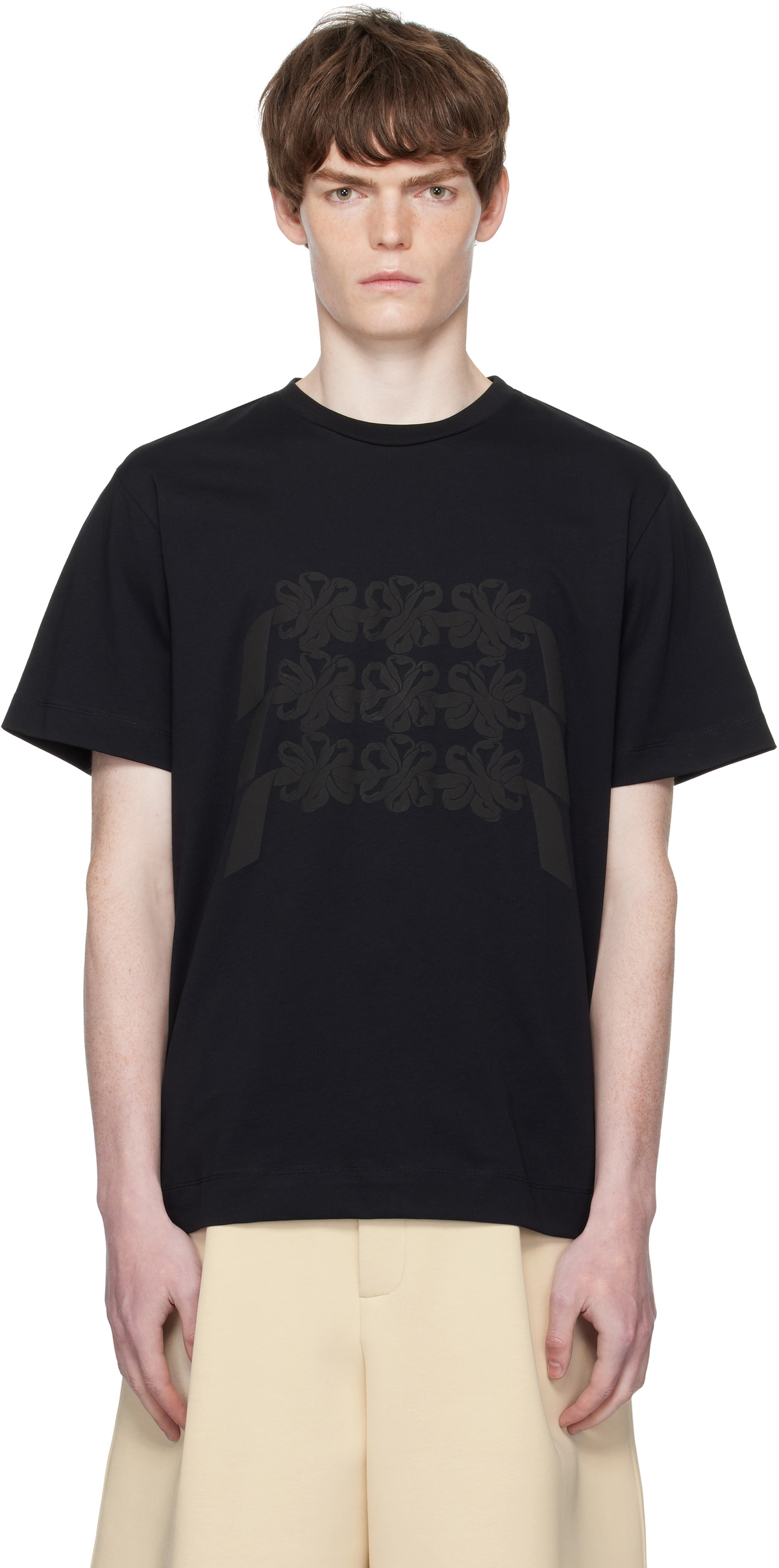 Simone Rocha SSENSE Exclusive White Heart Cutout T-Shirt