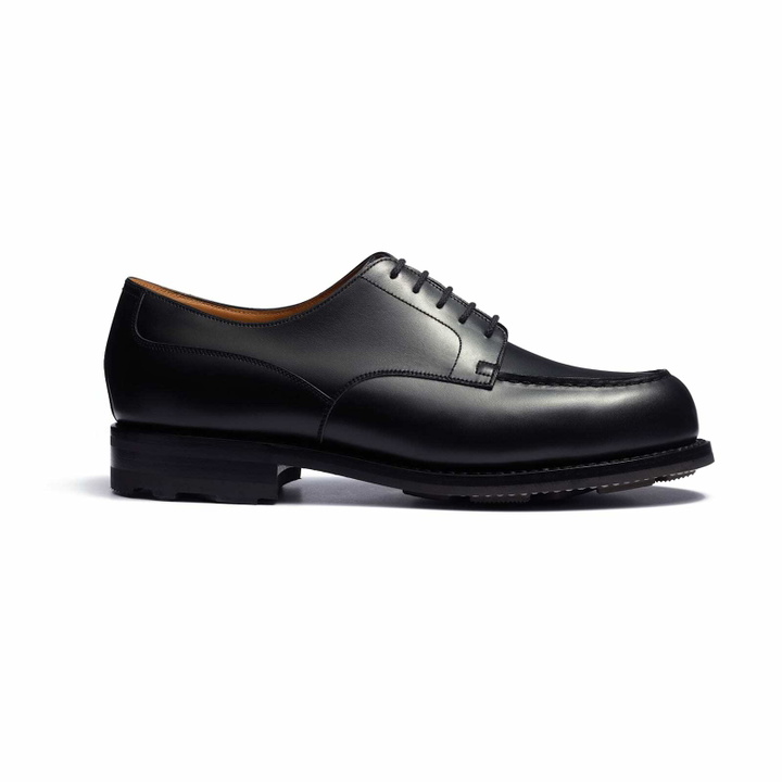 J.M. Weston - Sacai Golf Leather Derby Shoes - Black J.M. Weston
