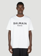 Balmain - Logo Print T-Shirt in White