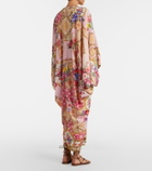 Camilla Floral silk kaftan