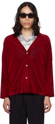 NEEDLES Red Embroidered Cardigan