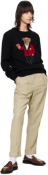 Polo Ralph Lauren Black Lunar New Year Polo Bear Sweater