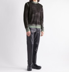 ACNE STUDIOS - Mélange Wool and Cashmere-Blend Sweater - Black