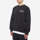 Sporty & Rich Men's Made in USA Crew Sweat in Black/White