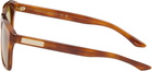 Gucci Brown Institutional Logo Sunglasses