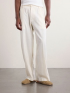 Kardo - Kedar Straight-Leg Cotton Trousers - Neutrals