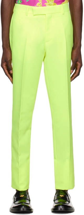 Photo: Versace Yellow Formal Trousers