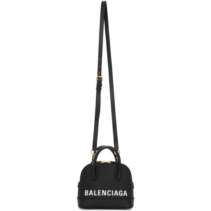 Balenciaga Ville XXS Handbag in White / Black