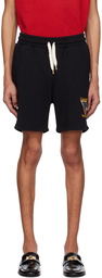 Casablanca Black 'Tennis Club' Icon Shorts