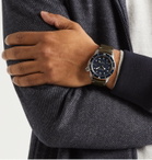 Bremont - Project Possible Limited Edition Automatic Chronometer 43mm Titanium, Bronze and Leather Watch - Blue