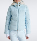Bogner Minud shearling-trimmed down ski jacket