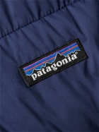 PATAGONIA - Silent Logo-Appliquéd Recycled Shell Down Jacket - Blue
