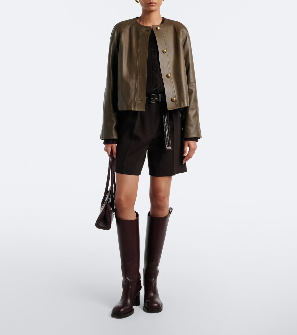 Max Mara Wool-blend Bermuda shorts