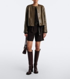 Max Mara Wool-blend Bermuda shorts