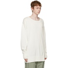 A-COLD-WALL* White Stone Washed Sweater