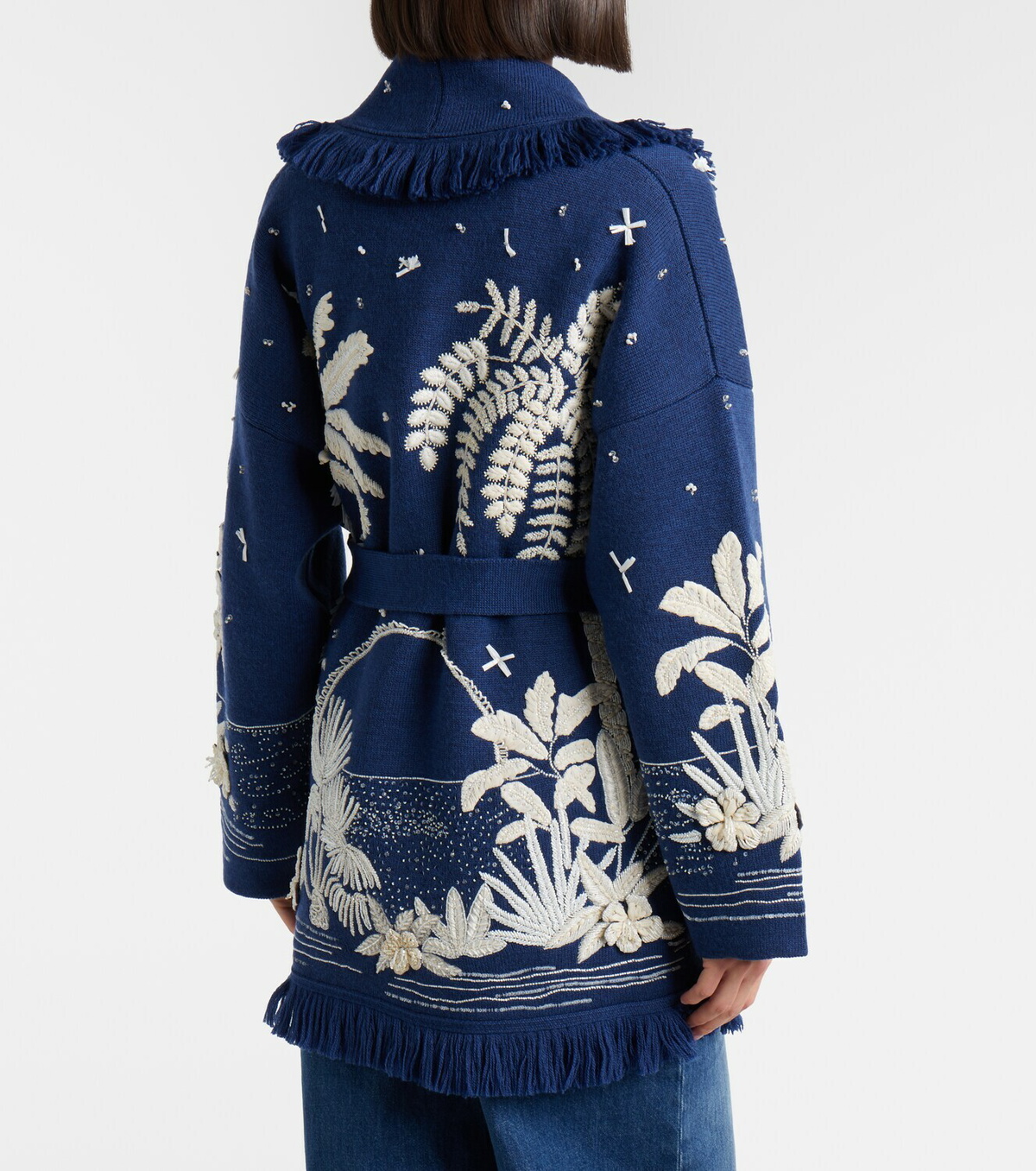 Alanui Postcard From Paradise wool cardigan