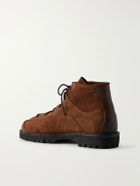 Yuketen - Saldatore Leather-Trimmed Suede Boots - Brown