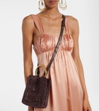 Chloé Summer Banana Mini raffia crossbody bag