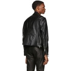 Alexander Wang Black Leather Martingale Moto Jacket