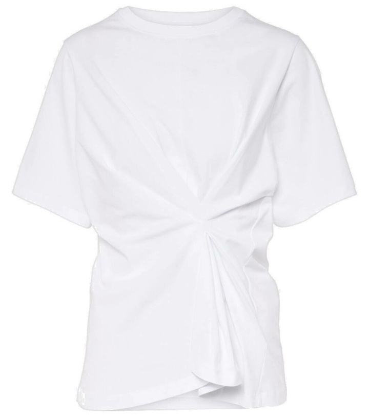 Photo: Victoria Beckham Body Twist cotton jersey T-shirt