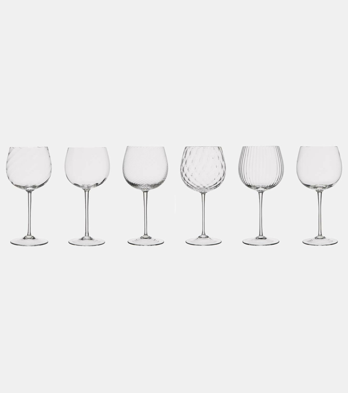 NasonMoretti Tolomeo set of 6 red wine glasses
