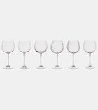 NasonMoretti Tolomeo set of 6 red wine glasses