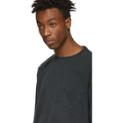 Schnaydermans Black Dyed Long Sleeve T-Shirt