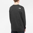 The North Face Men's Long Sleeve Fine T-Shirt in Black