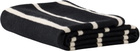 Tekla Black & Off-White Lambswool Blanket
